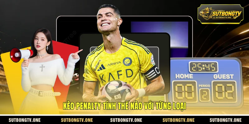 Kèo penalty tính thế nào với từng loại